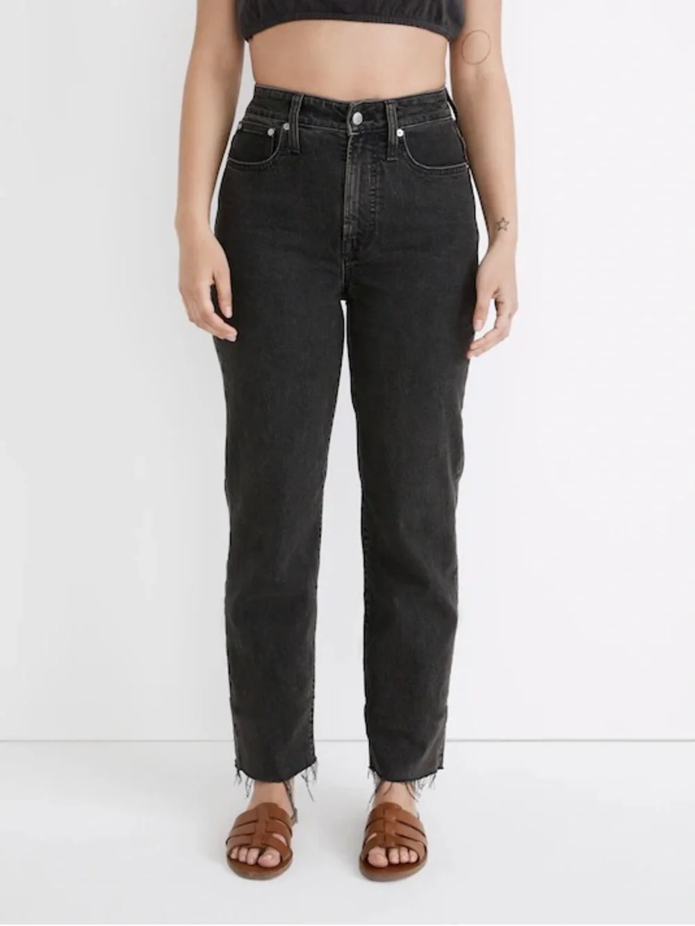 Madewell The Curvy Perfect Vintage Straight Jean in Lunar Wash - Size 30